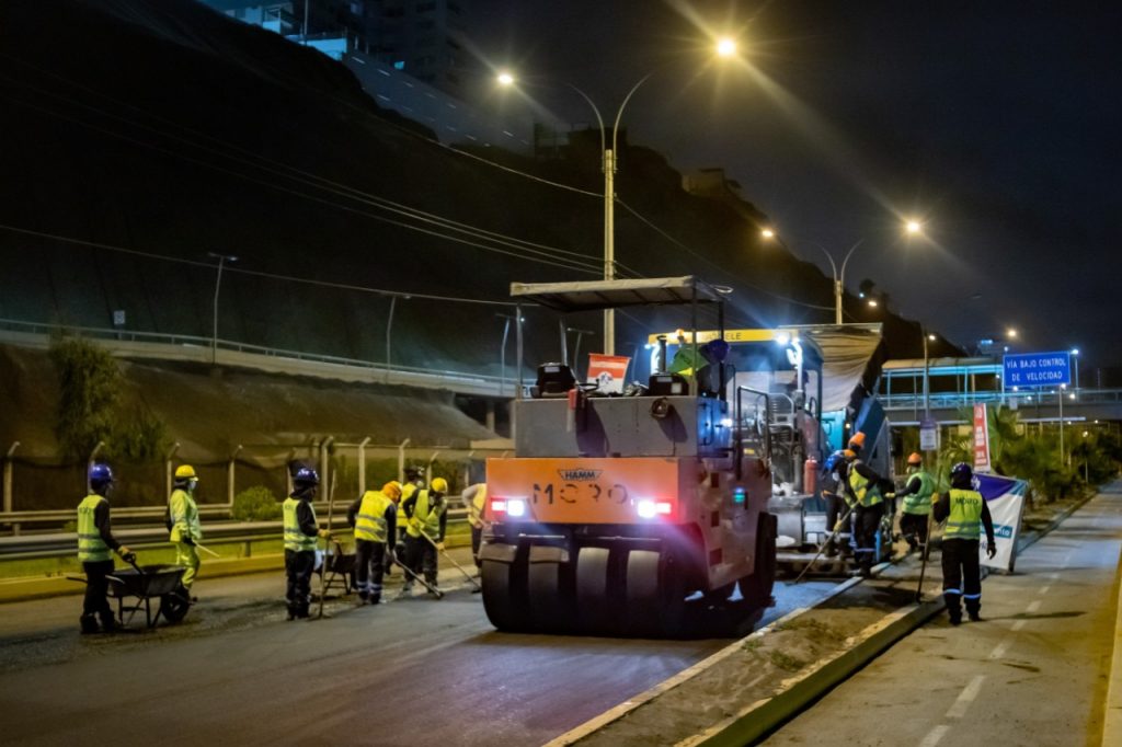 Municipalidad de Lima ejecuta reparación de pistas en la vía Costa Verde 2022